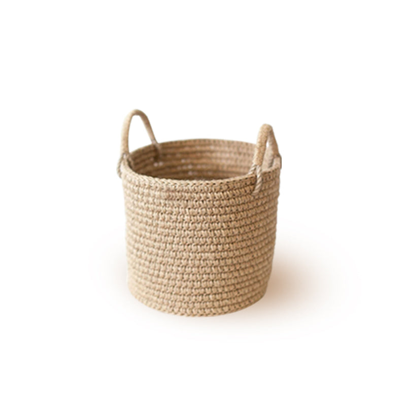 Large Jute Basket With Handles