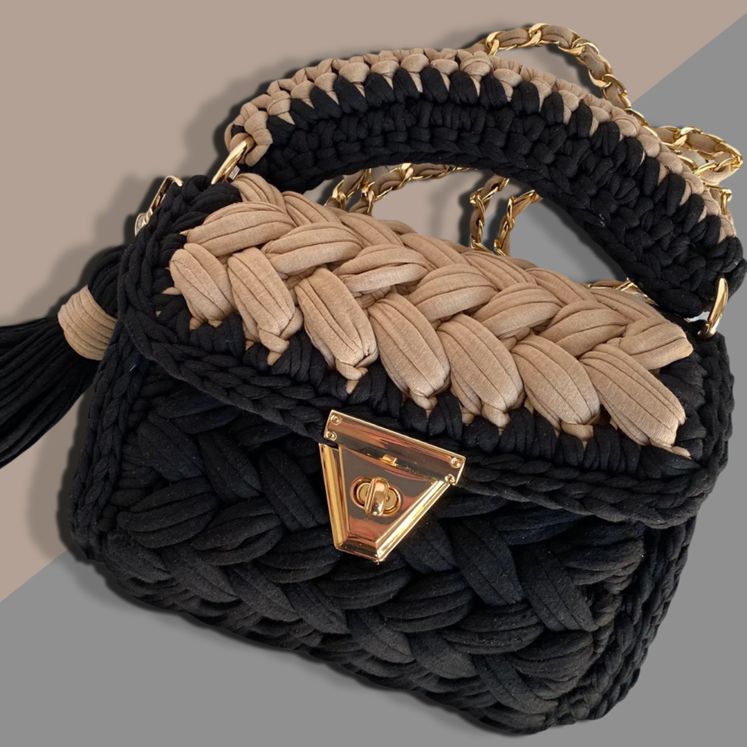 ShiroliHandmadeDesignerBlack_BeigeBag-Image5