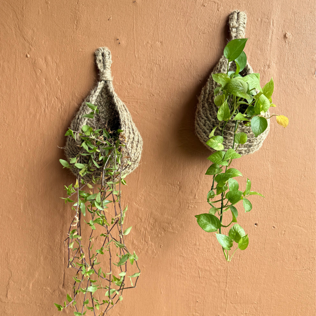 Jute Hanging Wall Planters - Shiroli - Image 18