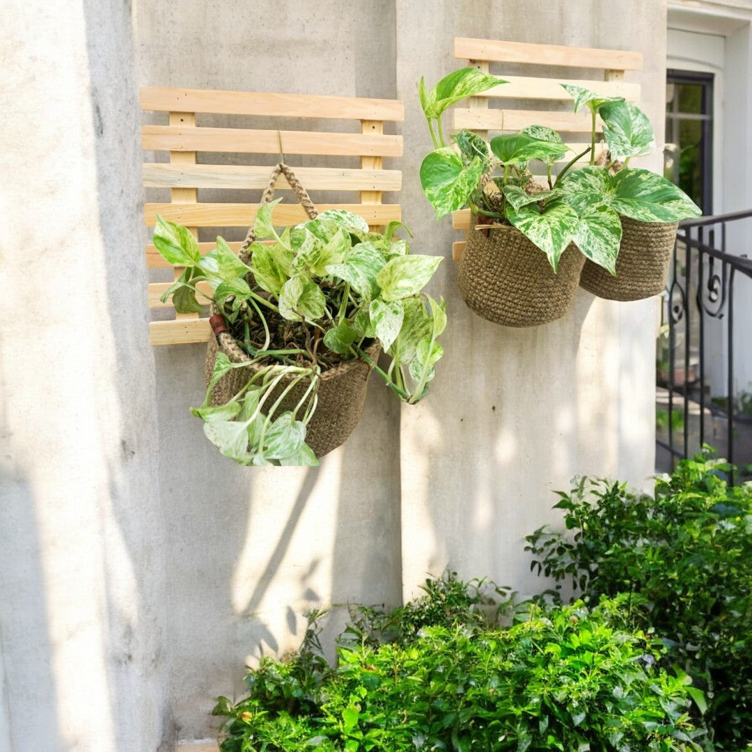 Jute Hanging Wall Storage Baskets - Shiroli - Image 11