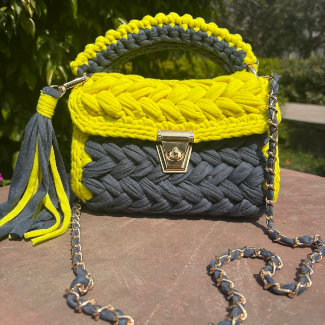 Shiroli_Handmade_Designer_Lemon-Grey_Crochet_Sling_HandBag_-_Image5